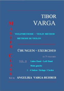 Titelseite zur Tibor Varga Violinmethode Band 2
