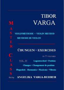 Titelseite zur Tibor Varga Violinmethode Band 4