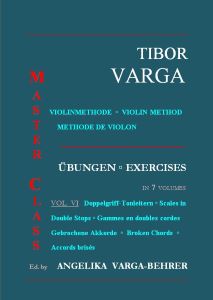 Titelseite zur Tibor Varga Violinmethode Band 6