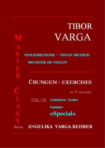 Titelseite zur Tibor Varga Violinmethode Band 7